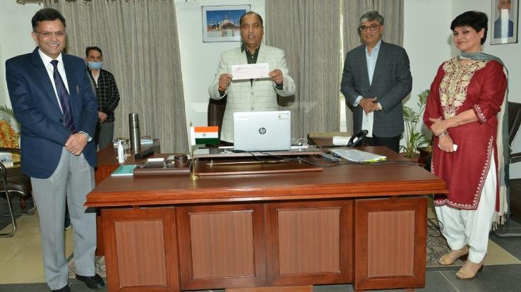 एचपीएसईबीएल ने मुख्यमंत्री राहत कोष में किया 3.03 करोड़ रुपये का अंशदान