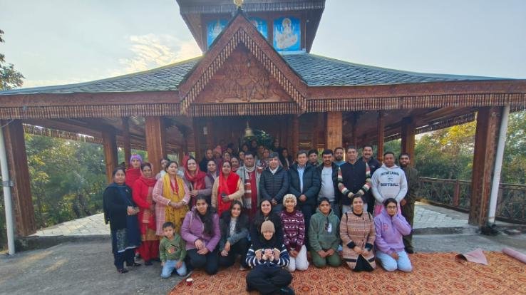 Rakkad: Huge procession taken out in Swasthani Mata Dham Rakkad