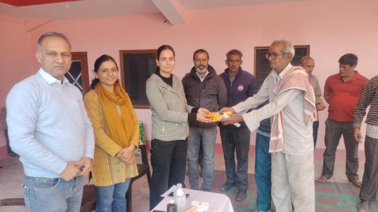 Kunihar: Infertility camp organized by Animal Husbandry Department, Solan in Gamjhun.