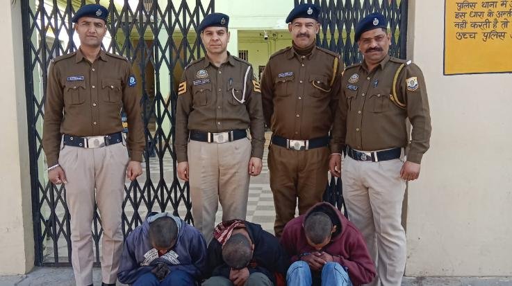 Solan: 3 accused who stole goods worth Rs 1.90 lakh from junk shop arrested