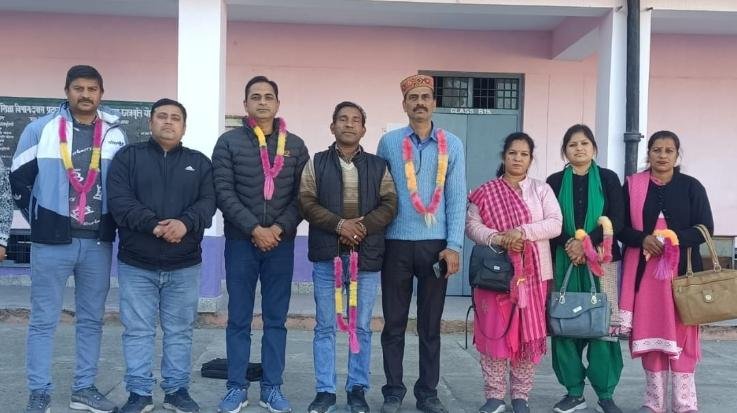 Ravindra Singh became the head and Govind Maihra became the vice head of C&V Teachers Association Dada Ciba School.