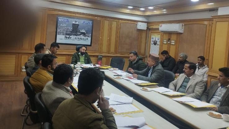 Kinnaur: District- Program- Task- Force- meeting -held, Deputy -Commissioner- Kinnaur- chaired