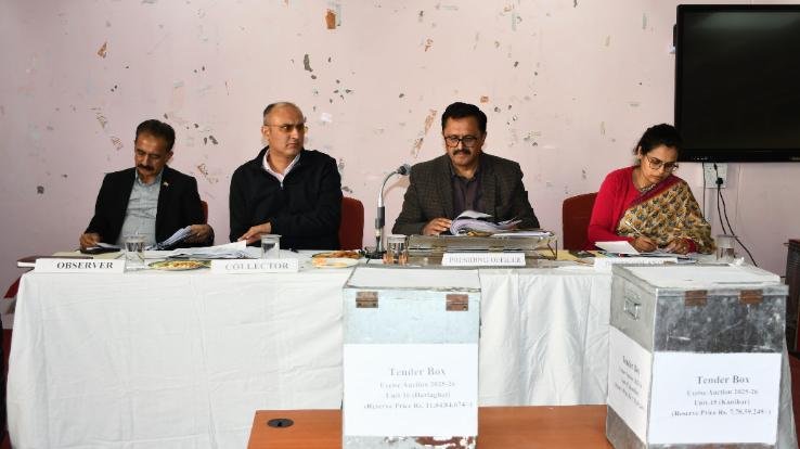 Auction-of -09 -excise- units- of- district -Solan -completed- for- Rs.- 1,35,42,08,104