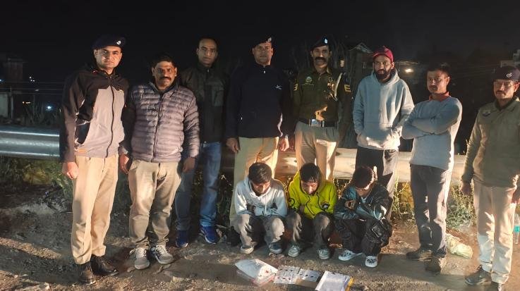 Solan police arrested three youths with 800 narcotic tablets