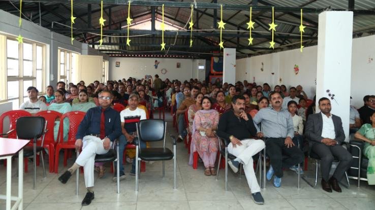 Kunihar: Education -dialogue -program- organized- along- with -annual -examination- results- at -The- SVN -School