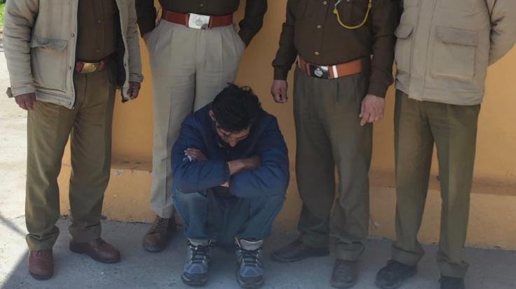 Kullu police arrested a person from Punjab with 26 grams of chitta