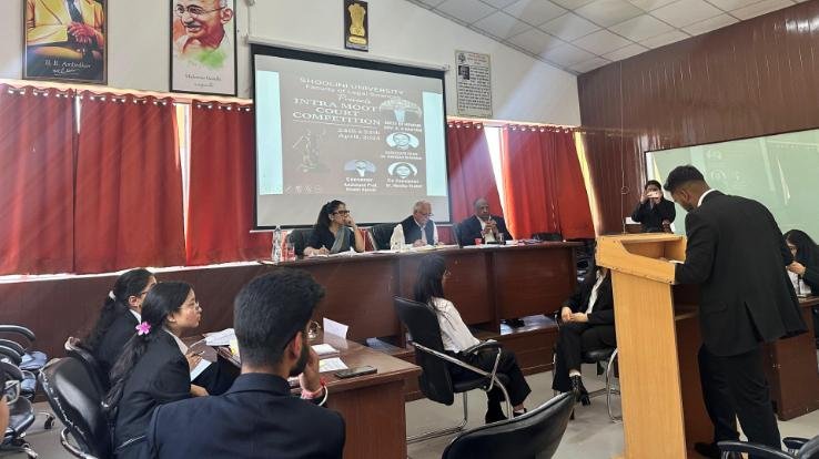  Intra moot court competition organized at Shoolini University