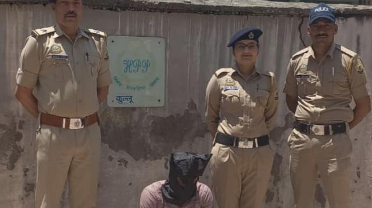 Kullu-: Punjab- youth- arrested -with- 259- grams -of -hashish- in- Bhuntar