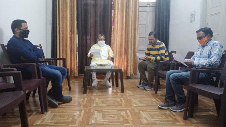 पीएम केयर और मुख्यमंत्री कोविड 19 को लेकर सदर विधायक ने की बैठक