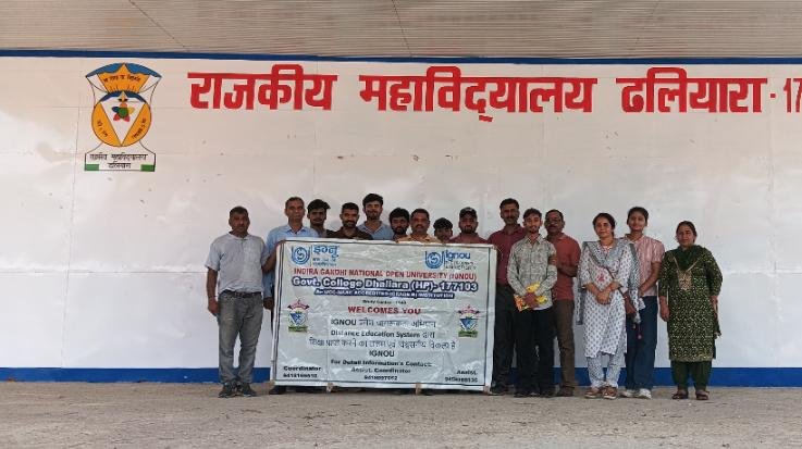 Kangra-: Induction -meeting -held -for -new -IGNOU -students- at -Government -College -Dhaliara