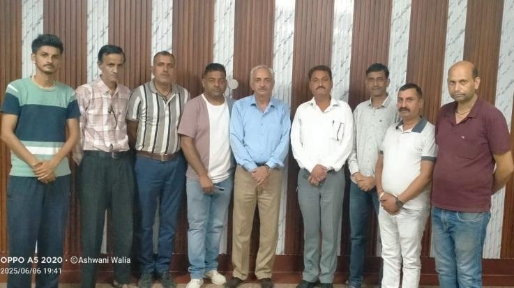 Gaurav Jain became the new president of Press Club Sujanpur