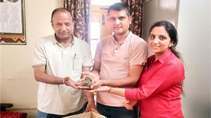 Compassionate action of Viplav of Mandi, saved the life of a baby rabbit