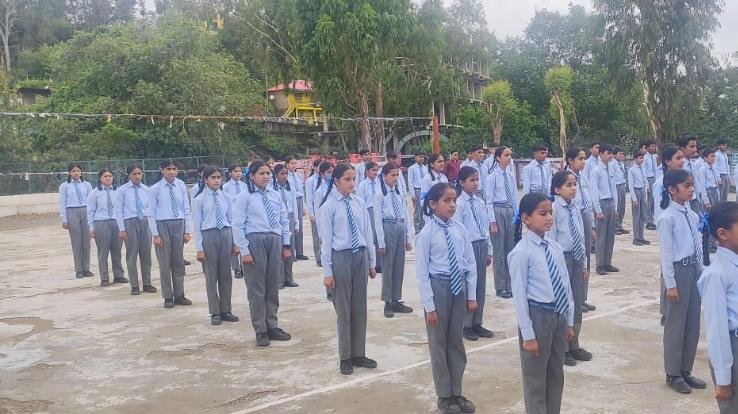 In Sayri School, students were given information on drug prohibition, space science and educational achievements
