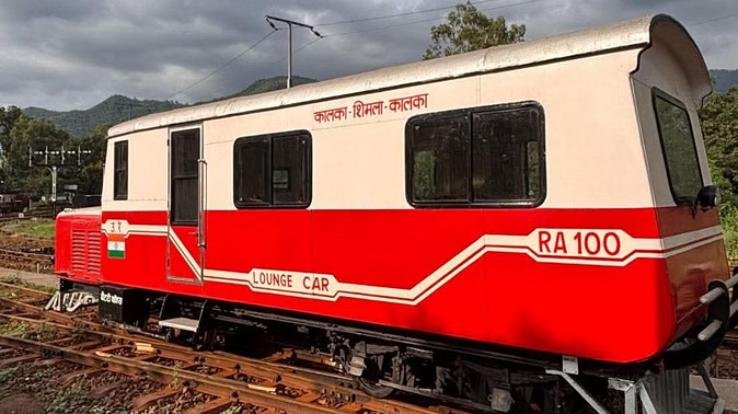 Longage rail car RA-100 will run in a new look on Kalka-Shimla track, passengers will get thrill and comfort