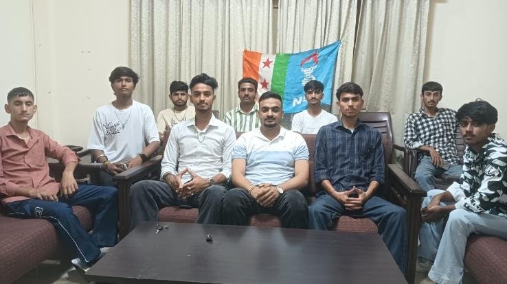 NSUI meeting in Jwalamukhi, expressed gratitude to the MLA for opening the college