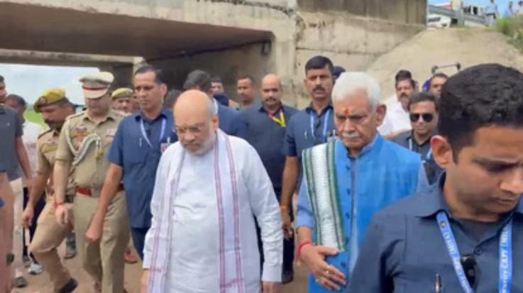 Jammu: Home Minister's second visit after the disaster, will take stock of the affected areas and relief works.