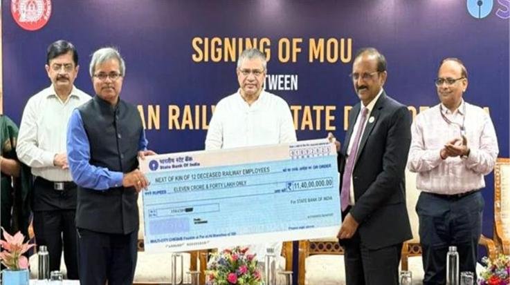 Big gift to railway employees, they will get accident insurance of Rs 1 crore