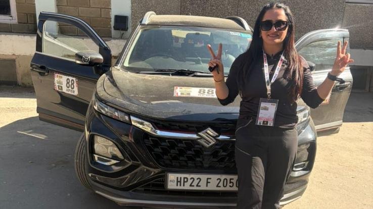 Kullu_Anupama_Sharma_wins_the_Ladies_Open_category_at_the_Festival_of_Speed ​_2025