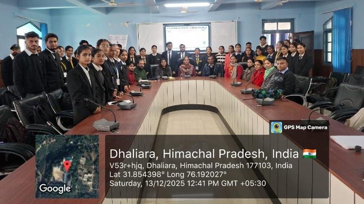  Kangra: A one-day programme on career in logistics sector was organised at Government College, Dhaliara.