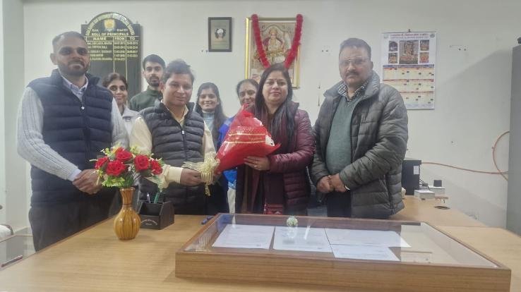 Dada_Siba_New_Principal_takes_charge_at_Baba_Kanshi_Ram_Government_College