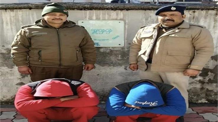 Police_action_in_Kullu_two_youths_from_Punjab_arrested_with_29_grams_of_heroin