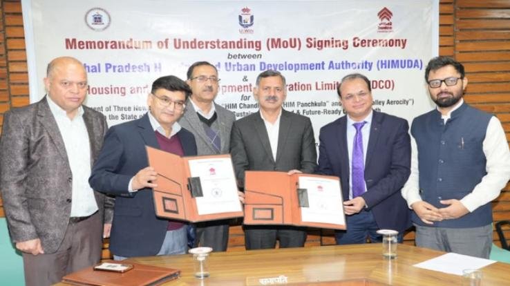 Three new satellite cities to be built in Himachal; agreement signed between HIMUDA and HUDCO