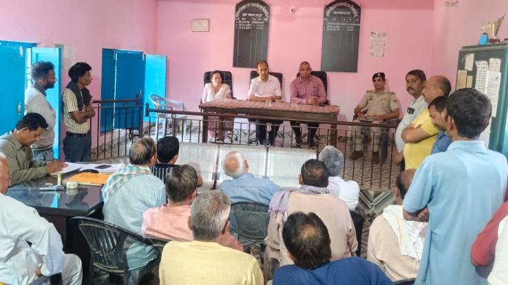 Important meeting regarding drug prevention in Indora subdivision, administration sought public cooperation