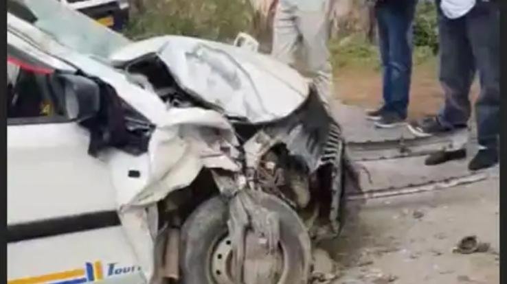Tipper and Alto collide in Sundernagar, five people injured