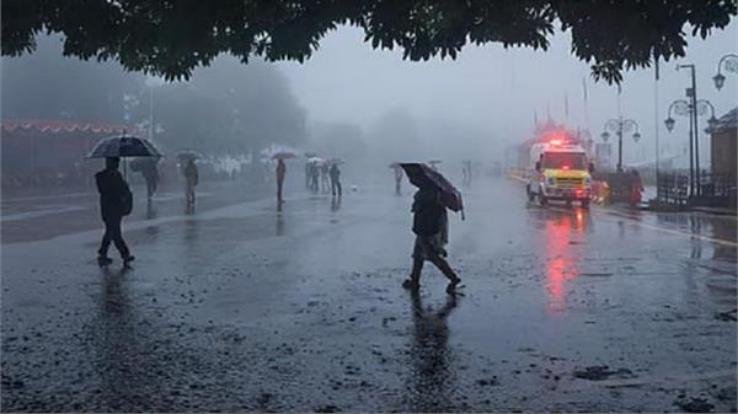 Himachal Pradesh expects rain for the next six days; yellow storm alert issued for three districts
