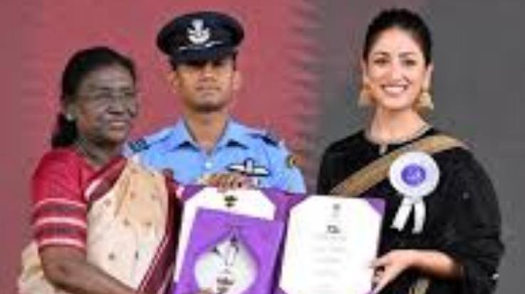 Major honor for Himachal's daughter Yami Gautam: Receives first National Award for ‘Article 370’; honored by President Murmu.