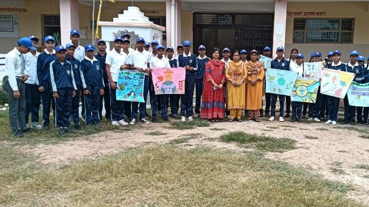 NSS Foundation Day celebrated with great enthusiasm at GSSS Gummar.