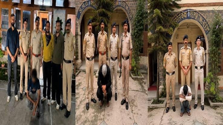 Shimla Police crack down on drug smugglers; illegal dhaba demolished.