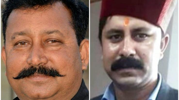 चित्र में महामंत्री देवराज चौधरी एवं संतोष राज नेगी