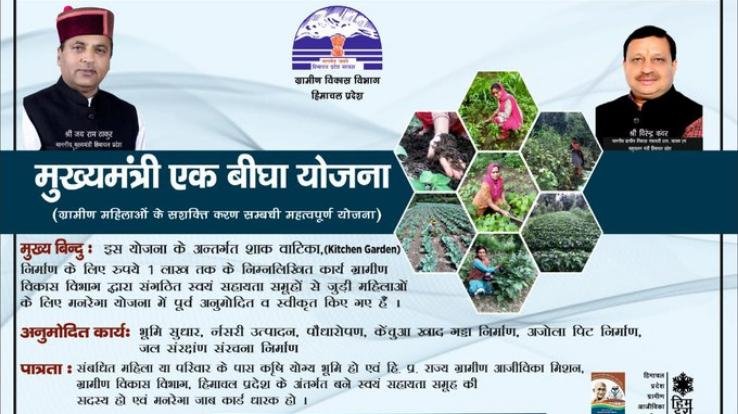 मुख्यमंत्री एक बीघा योजना की भारत सरकार ने की सराहना