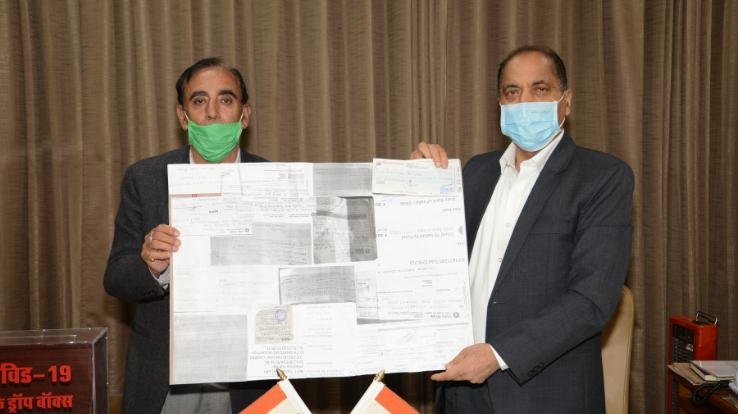 जुब्बल-नावर और कोटखाई क्षेत्र के लोगों ने कोविड-19 फंड में किया अंशदान