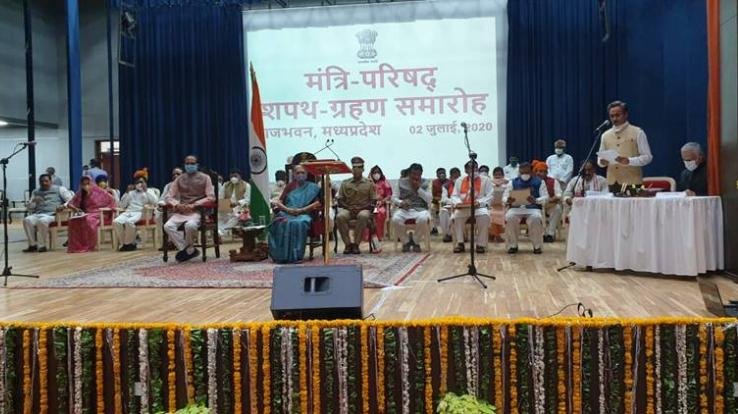M.P Cabinet Expansion : 28 new ministers join Shivraj Singh Chouhan govt