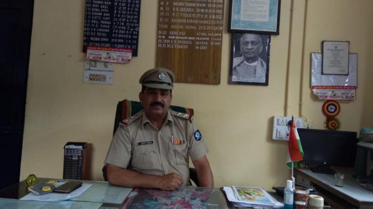 जीत सिंह ने संभाला पुलिस थाना दाड़लाघाट के नए थाना प्रभारी का कार्यभार 