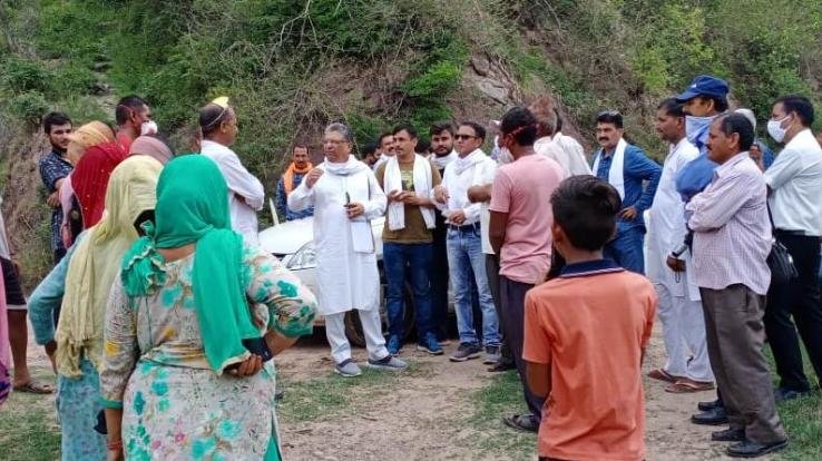 विधायक सुभाष ठाकुर ने किया विभिन्न विकास कार्यों का निरीक्षण