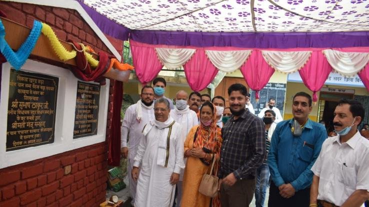 विधायक सुभाष ठाकुर ने किया विकास कार्यों का उद्घाटन व शिलान्यास