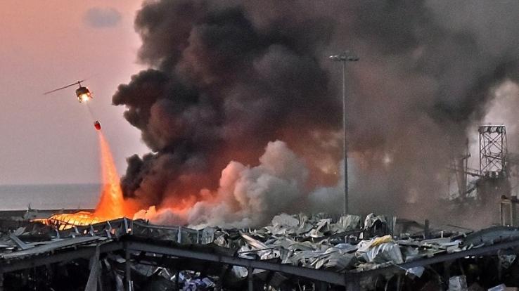 Massive-fire-breaks-out-at-Beirut-Port