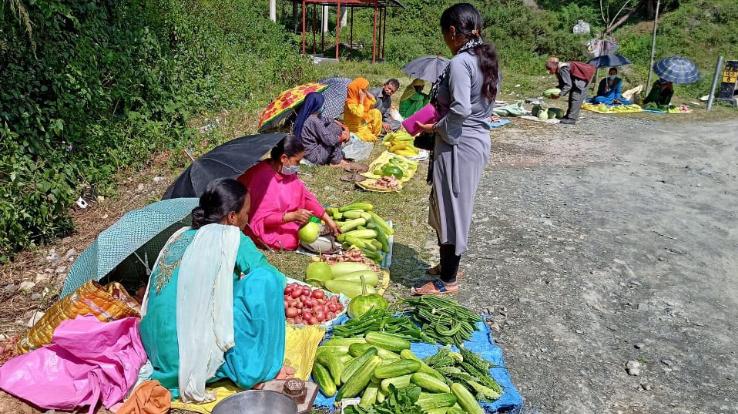 Women-power-is-giving-strength-to-its-economy-by-selling-roadside-vegetables