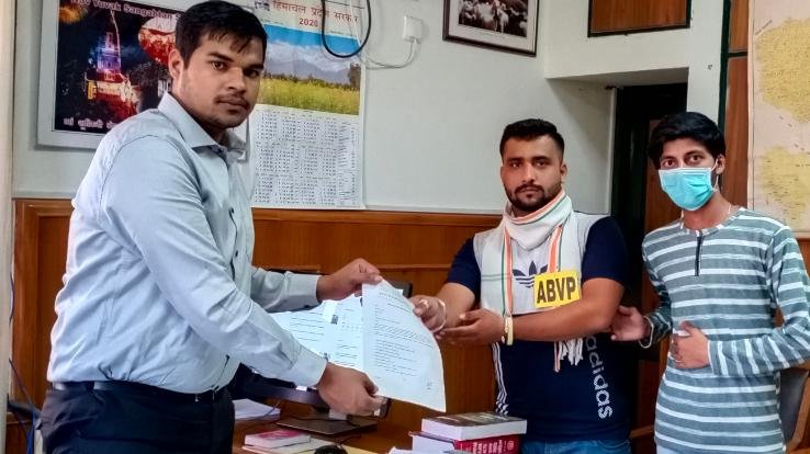 abvp-submitted-a-memorandum-to-edu-minister