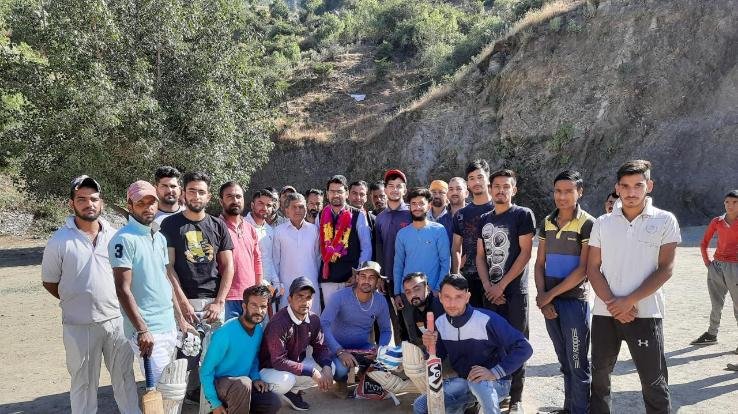 Cricket-tournament-organized-by-youth-club-Bangora