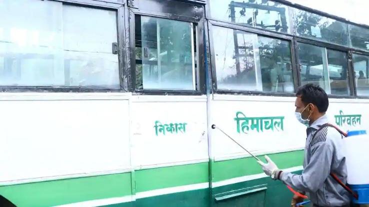 22-hrtc-buses-stranded-in-delhi-due-to-farmers-protest