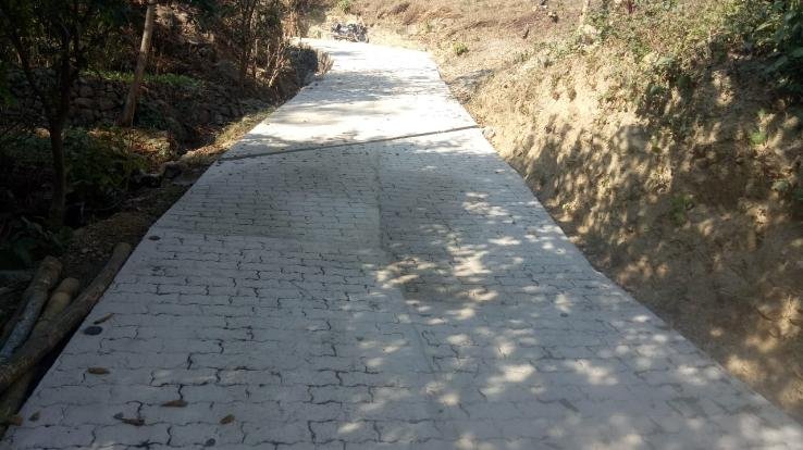 करीब 15 परिवारों को मिलेगा सीधा लाभ 3 लाख से बनी सड़क