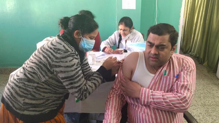 Today 62 registered medical personnel were vaccinated.