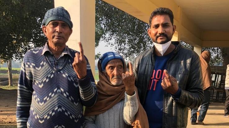 45.26 percent voters used vote in Nalagarh