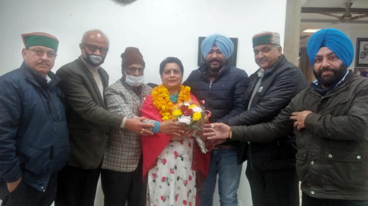 Nisha sharma joined Congress parwanoo nagar parishad