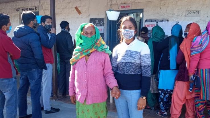 polling-held-in-Dharampur-development-block