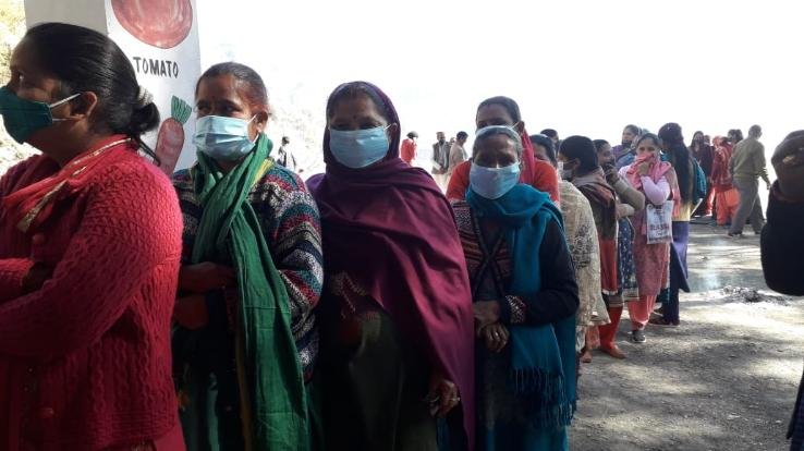 40 percent polling in development block Kunihar so far